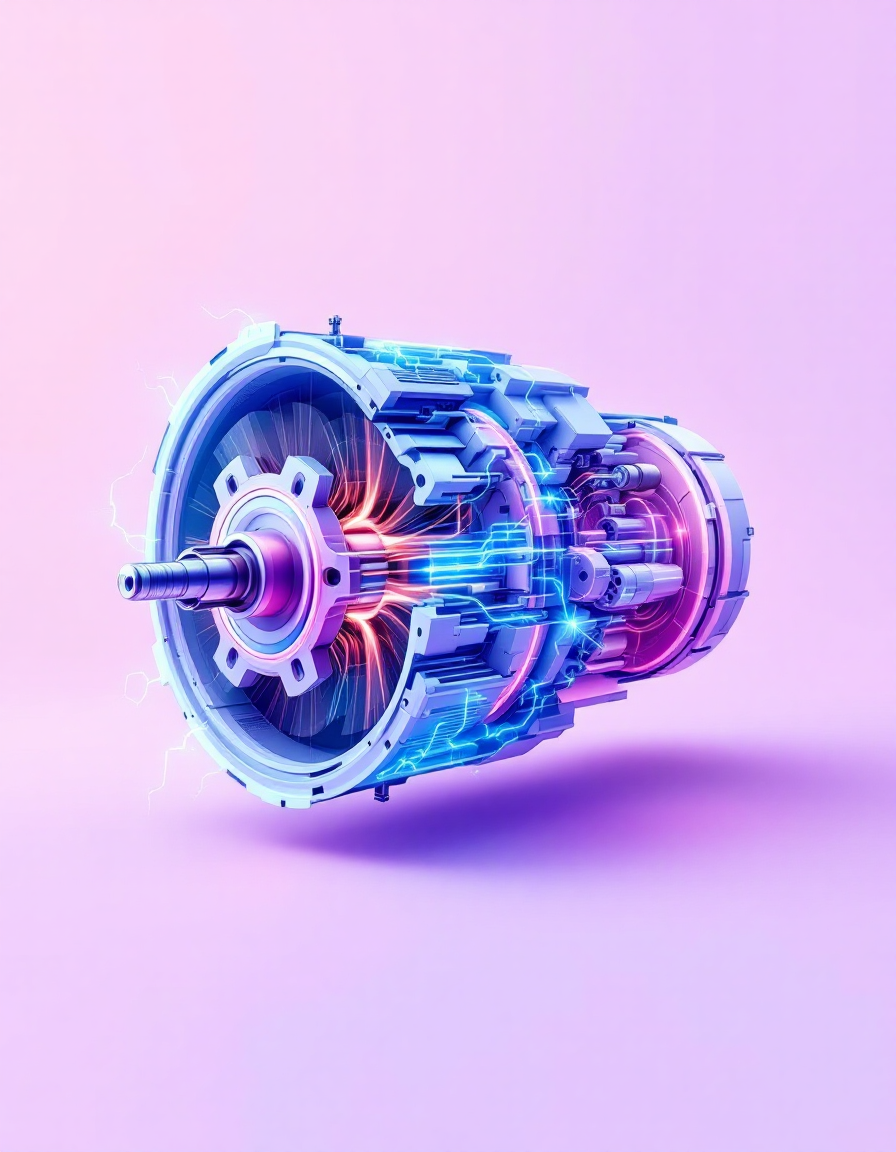 Diagrama de un motor eléctrico